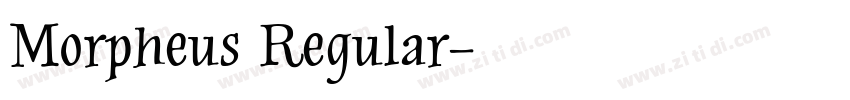Morpheus Regular字体转换